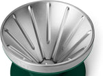 Load image into Gallery viewer, YETI Pour Over Coffee Maker Accessory Ramblers, Designed for Perfect Coffee Extraction Anywhere, Stainless Steel, fits any V60 Filter, Black Forest Green