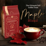 Load image into Gallery viewer, Maple Flavored Whole Bean Coffee – 100% Arabica, Single Origin, Medium Roast, USDA Organic, Naturally Sweetened – by Coffea Flavor