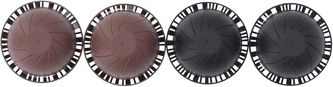 Reusable Coffee Capsule Refillable Coffee Pod Kit with 100PCS Aluminum Foil Lids and 4 Capsules for Machines