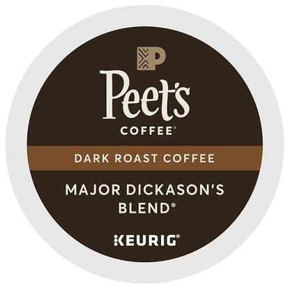 Peet's Coffee Major Dickason Blend Single Cup Coffee for Keurig K-Cup Brewers 40 count