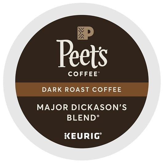 Peet's Coffee Major Dickason Blend Single Cup Coffee for Keurig K-Cup Brewers 40 count