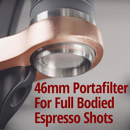 Flair UPDATED PRO 3 (White) - All manual lever espresso maker with a stainless steel brew head, pressure gauge, shot mirror and a small size