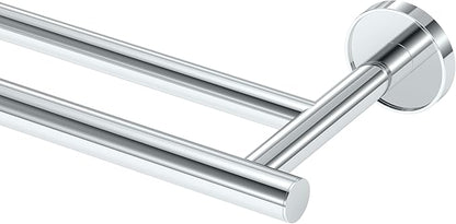 Gatco 5554 Sky Double Towel Bar, 24 Inch, Chrome