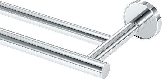 Gatco 5554 Sky Double Towel Bar, 24 Inch, Chrome
