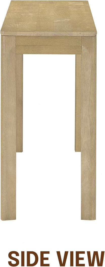 NTC Flow Modern Wooden Rectangle Console Table with Hidden Drawer – Waterproof & Heat Resistant, Sand