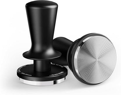 MHW-3BOMBER Tamper Tool Espresso 58mm, Coffee Tamper with Spring Loaded, Auto-rebound, 58.35mm Espresso Press Tamper Tool for 58mm Espresso Machine, Auto-Leveling Tamper without Tilting,T6101-OS