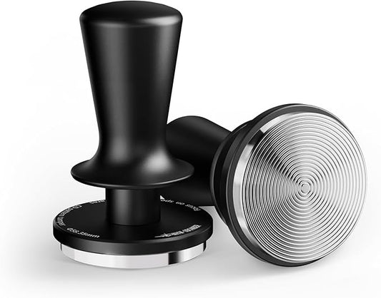 MHW-3BOMBER Tamper Tool Espresso 58mm, Coffee Tamper with Spring Loaded, Auto-rebound, 58.35mm Espresso Press Tamper Tool for 58mm Espresso Machine, Auto-Leveling Tamper without Tilting,T6101-OS