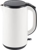 Load image into Gallery viewer, FAB&amp;DELUXE 1.8L Stainless Steel Kettle Water Boiler, Double Wall Insulated,Fullbody 304Stainless Steel Interior &amp; Lid,Quick Heating Electric Kettles for Boiling Water,Auto Shut-Off,White
