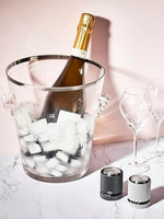 Load image into Gallery viewer, Peugeot Line Bottle Stopper For Sparking Wine, Light Grey