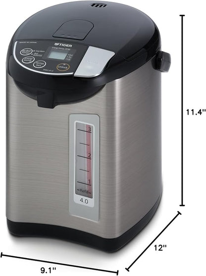 Tiger PDU-A40U Electric Water Boiler and Warmer (135 oz, Black)