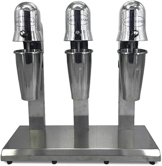 Milkshake Maker 540W Electric Milkshake Machine Drink Mixer Smoothie Maker Blender, 18000RPM, 27 oz, Commercial Home Use (3-Head, 180W+180W+180W)