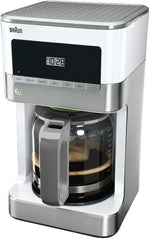 Load image into Gallery viewer, Braun KF6050WH BrewSense Drip Coffee Maker, White