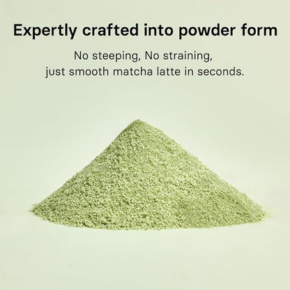 OSULLOC Volcanic Isle Matcha Milk Tea – Premium Jeju Matcha Latte Powder, Just Add Water, Creamy & Smooth, Large Pouch (10.6oz, 300g)