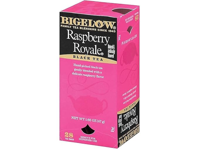 Bigelow 003401 Raspberry Black Tea, Raspberry, 0.34 lbs, 28/Box