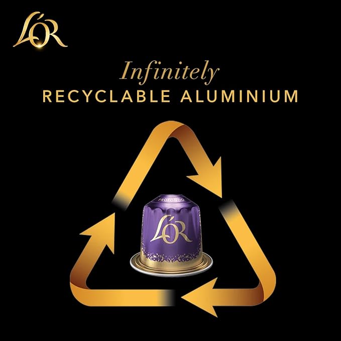 L'OR Espresso Capsules, 10 Count Chocolate, Single-Serve Aluminum Coffee Capsules Compatible with the L'OR BARISTA System & *Nespresso Original Machines, 10 Count (Pack of 10)