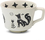 Load image into Gallery viewer, Ceramic Coffee Mug, 12 oz Novelty Unique Teacup with Handle, Stoneware Cup for Tea Mocha Latte Cappuccino Espresso (Fox)