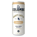 Load image into Gallery viewer, La Colombe Coffee, Vanilla Draft Latte, 11 fl oz Cans (Pack of 12), Coffeehouse Quality Cold Brew, Specialty Grade Coffee Beans, Ready-to-Drink On-the-Go