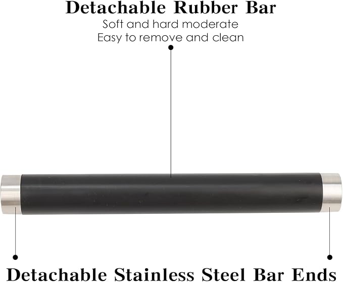 Italian Espresso Tapping Box, Stainless Steel Coffee Grinding Tapping Box, With Detachable Tapping Rod And Anti Slip Rubber Base (Silver)