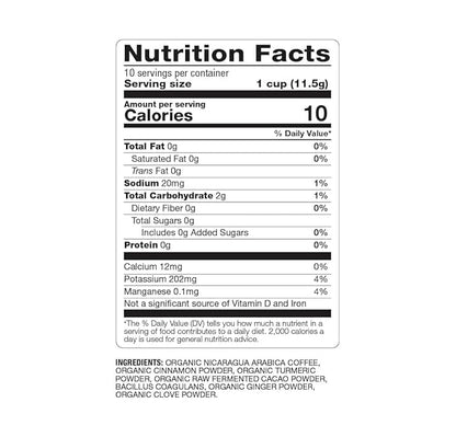 Cardio Care Organic Coffee Pods – Probiotic Coffee with Cacao, Ginger, Turmeric & Cinnamon – Healthy Superfood, Mold Free, Vegan, Gluten Free, everyday dose coffee - 10 Recyclable Single Serve K-Cups