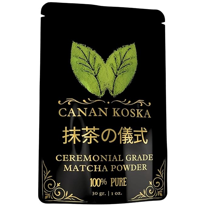 Canan Koska Ceremonial Grade Matcha Powder Series Eco Pack 1oz (30g) (1 Ounce (Pack Of 1))