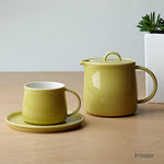 Load image into Gallery viewer, Fourlife 620 Lmc Lemoncello D'Anjou Teapot, Pottery, 19.1 fl oz (591 ml), 3 Cups, Includes Tea Strainer, Microwave and Dishwasher Safe, Yellow, Yellow