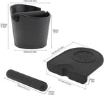 Load image into Gallery viewer, Espresso Knock Box 5inch, Coffee Knock Box Silicone Coffee Tamper Mat Espresso Machine Accessories, Come with Removable Knock Bar and Anti-Slip Base for Home Office, Barista Tools for Bar Shop