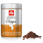 Load image into Gallery viewer, illy Arabica Selections Ethiopia Whole Bean Coffee, 100% Arabica Bean Single Origin Coffee, Light Roast with Notes of Jasmine, All-Natural, No Preservatives, 8.8 Ounce Can (Pack of 1)