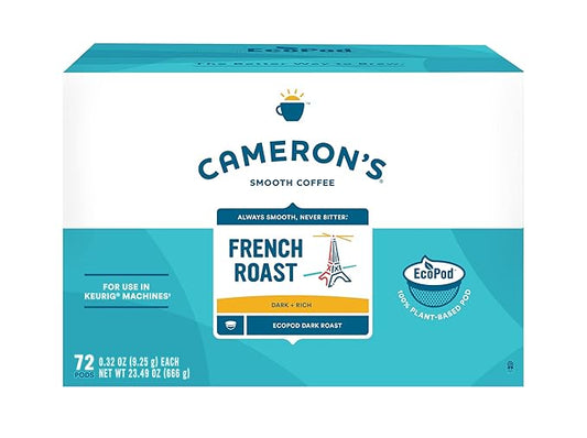 Cameron's Coffee Single Serve Pods, French Roast, 72 Count (Pack of 1)