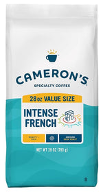 Load image into Gallery viewer, Cameron's Coffee Roasted Ground Coffee Bag, Intense French, 28 Ounce