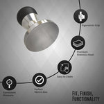 Load image into Gallery viewer, Rattleware Stainless Steel Round Tamper - Premium Ergonomic Grip, Perfect for Espresso Machines, Consistent Grounds Packing &amp; Durable Design (Small - 58mm Dia)