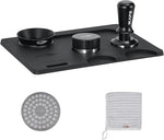 Load image into Gallery viewer, IKAPE 53MM Coffee Tamper Set Black 6 IN 1, Espresso Tamper, Distributor, Magnetic Dosing Funnel, Silicone Mat, Puck Screen, Cleaning Towel