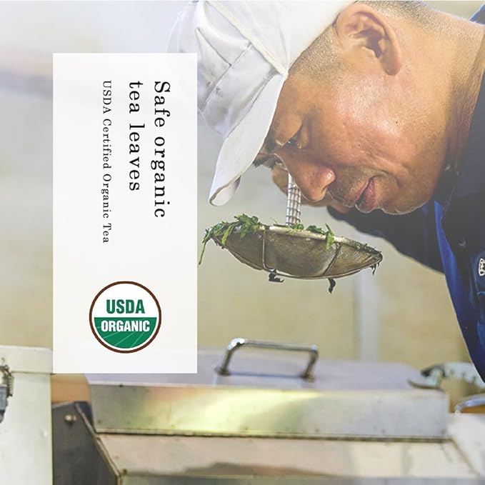 TOMOSAN Japanese Organic Matcha - Authentically Japanese Uji Kyoto Origin, Traditional Stone Milled Green Tea Powder, 30g/1.06oz