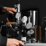 Load image into Gallery viewer, MHW-3BOMBER 58.35mm Calibrated Espresso Tamper 30lbs with Sound Feedback Espresso Tamper Set Comes with Three Additional Bases and A Replacement 20lbs Spring T6175T-OS