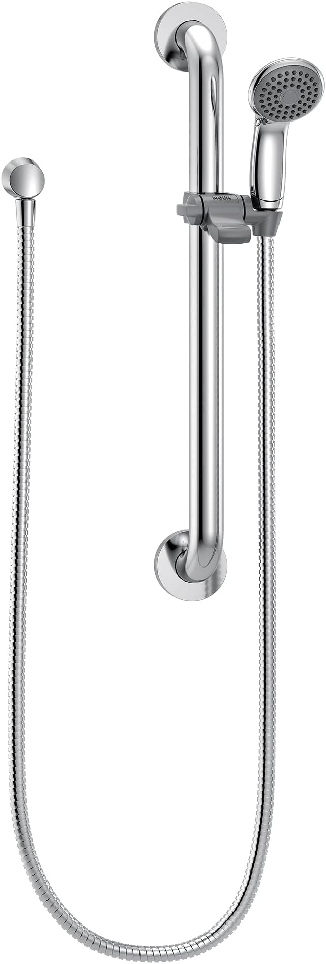 Moen 52224GBM15 Commercial 24-Inch Slide Bar/Grab Bar Hand Shower System 1.5 gpm, Chrome