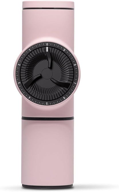 Pietro Manual Coffee Grinder - Made in Italy - By Fiorenzato (Pink)