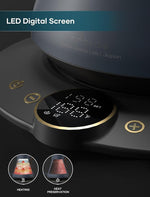 Load image into Gallery viewer, Electric Kettles, INTASTING Gooseneck Electric Kettle, ±1℉ Temperature Control, Stainless Steel Inner, Quick Heating, for Pour Over Coffee, Brew Tea, Boil Hot Water, 0.9L (Navy Blue)