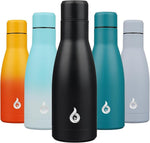 Load image into Gallery viewer, BJPKPK Insulated Water Bottle 12oz Small Stainless Steel Water Bottles Reusable Metal Thermal Keep Cold and Hot,Midnight Black
