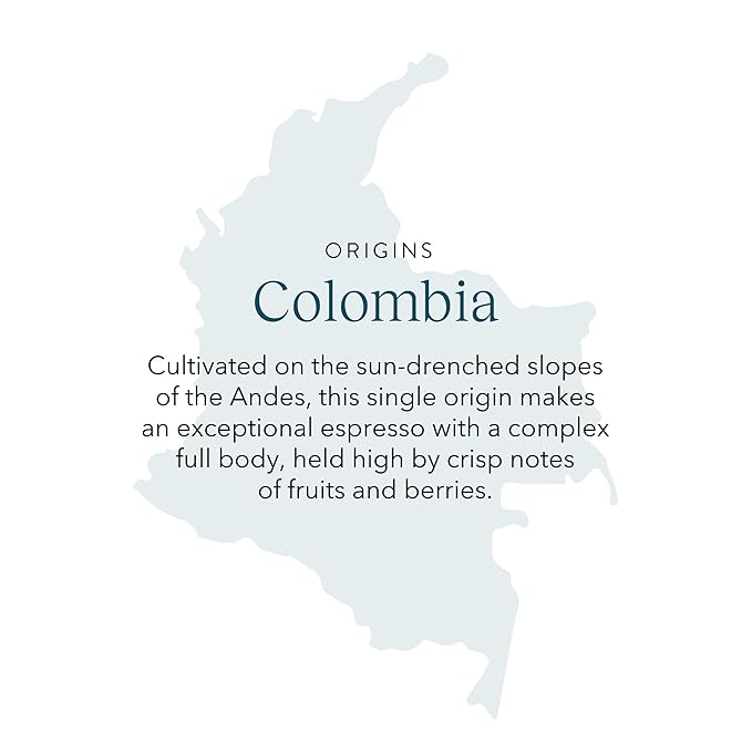 Cru Kafe Colombian USDA Organic Espresso Coffee Capsules (50 Pods) Fairtrade Coffee Pods Compatible with Nespresso Original Line and Pixie Machines