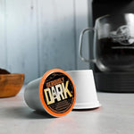 Load image into Gallery viewer, Fresh Roasted Coffee, Seriously Dark, Artisan Blend, Dark Roast, 72 Pods for K Cup Brewers