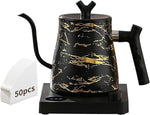 Load image into Gallery viewer, Water Kettle Electric,Gooseneck Electric Kettle with 50pcs Coffee Filter,±1℉ Temperature Control, Fast Heating, Stainless Steel Interior, Ideal for Precise Pour-Over Coffee and Tea