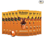 Load image into Gallery viewer, Belmio Lungo Delicato Espresso Coffee Pods – Light Roast – Mild &amp; Aromatic - Nespresso Original Line Compatible – 10 Count (Pack of 10)
