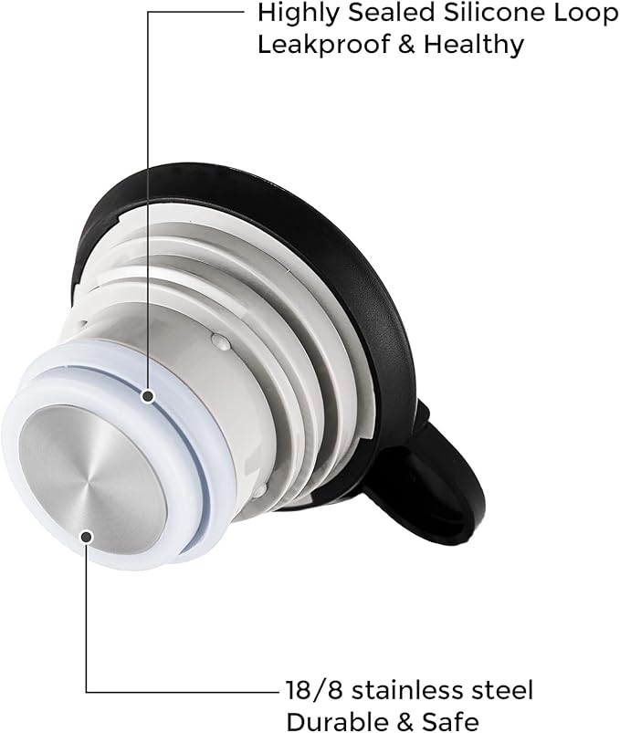 Tiken 68 Oz Thermal Coffee Carafe, Stainless Steel Insulated Vacuum Coffee Carafes For Keeping Hot, 2 Liter Beverage Dispenser (Copper)