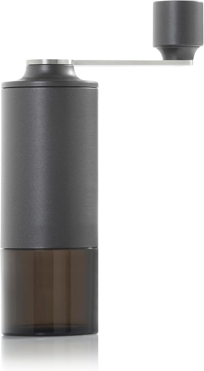 AdHoc Moro Coffee Grinder - Manual Ceramic Coffee Grinder with Adjustable Coarseness - For Home Brewing, Espresso & French Press - Dark Grey