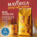 Load image into Gallery viewer, Mayorga Decaf Dark Roast 5lb Bag Cafe Swiss Water Decaffeinated Cubano Roast 100% Arabica Whole Coffee Beans - Smoothest Organic Coffee - Specialty Grade, Non-GMO, Direct Trade
