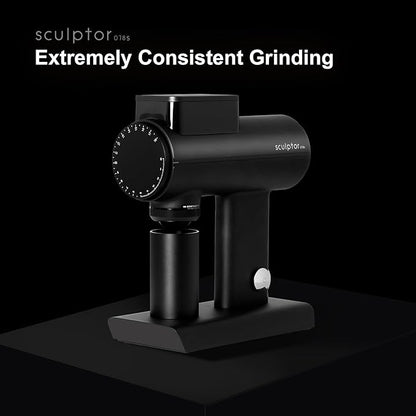 TIMEMORE Sculptor 078S Flat Burr Coffee Bean Grinder, Electric Espresso Grinder with Stepless Coarseness Adjustment, Suitable for Espresso, Pour over, French Press, Cold Brew - Black