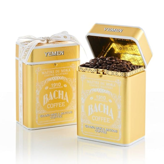 Bacha Coffee | Grand Moka Matari Single Origin Signature Nomad Collection, 100% Arabica Specialty Coffee, Whole Beans, Medium Dark Roast, 250g