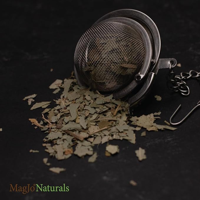 MagJo Naturals Dried Eucalyptus Leaf Cut & Sifted (16 Oz) Herbal Tea, Packaged in the USA with Resealable Bag