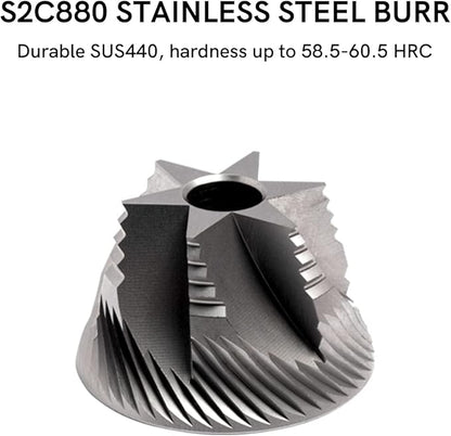 TIMEMORE Manual Coffee Grinder Chestnut Xlite Capacity 30g Household Hand Coffee Grinder High-precision External Adjustment Scale for Travel/Camping - Black