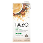 Load image into Gallery viewer, TAZO Decaf Chai Latte, Black Tea Concentrate, Easy-to-Serve Chai Tea for Everyday Lattes, Hot or Iced Tea and Mocktails, 32 oz Tea Mix Carton