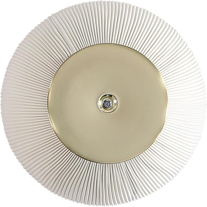 Manhattan Comfort Modern Anderson Coffee Table, 1.0 & 2.0 End Table, Upholstered in Cream Leatherette with Ceramic Faux Tabletop and Gold Metal Tabletop- Set of 3